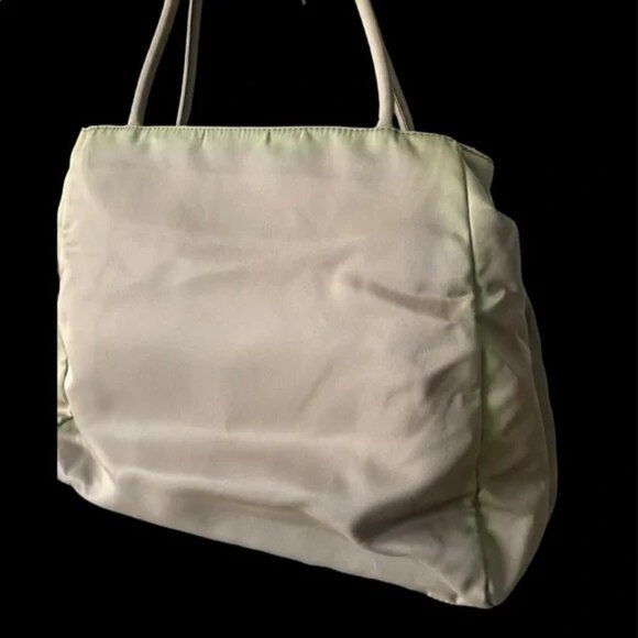 Prada Bag Khaki Green Nylon Tessuto City Handbag - Picture 10 of 16